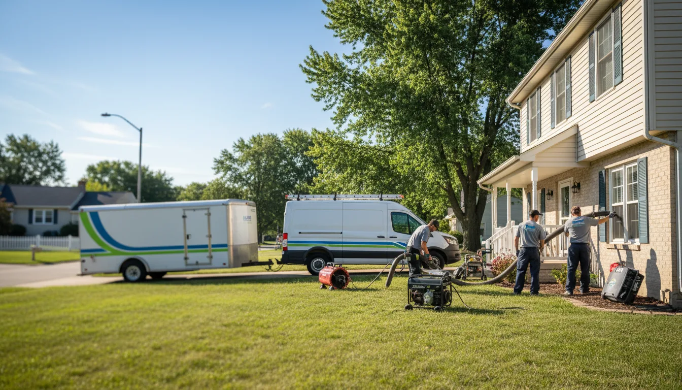 Flooded Basement Restoration And Cleanup With Repair in Linwood, KS near me